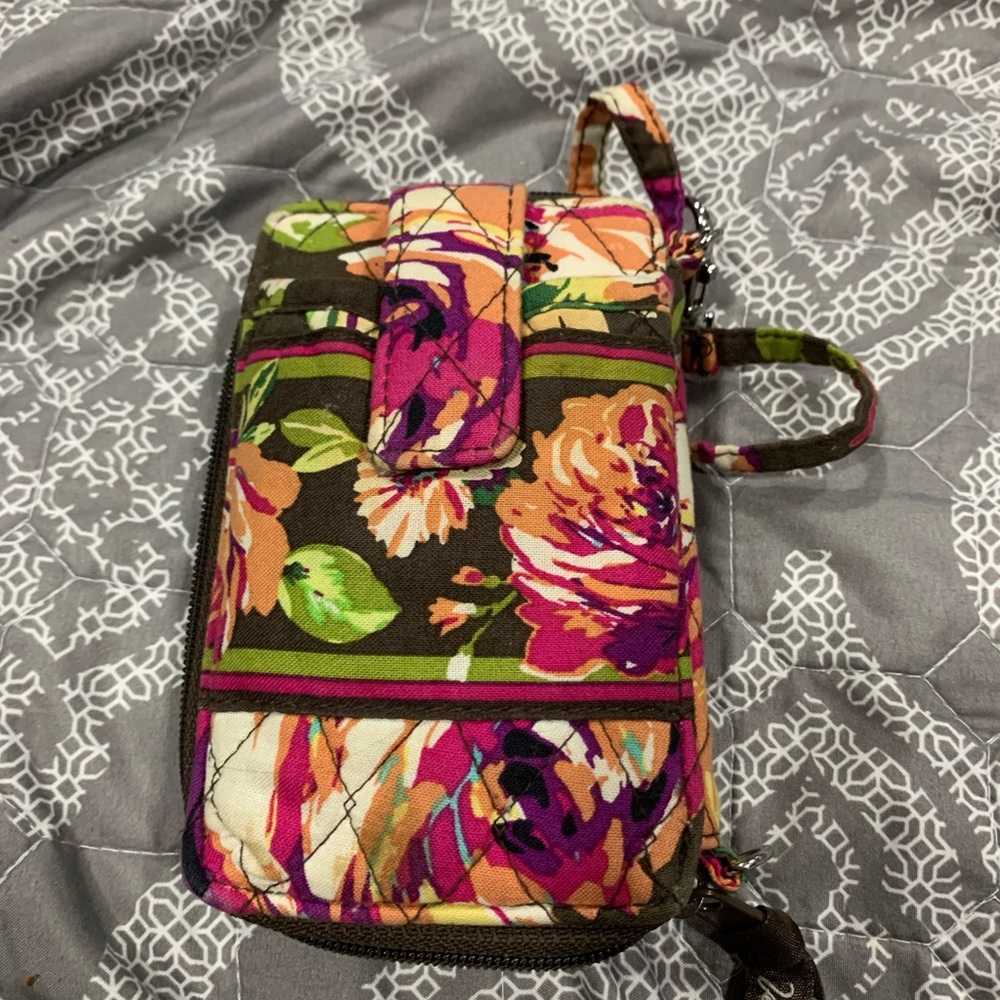 Vera Bradley Wallet. Has a pink stain: in photos